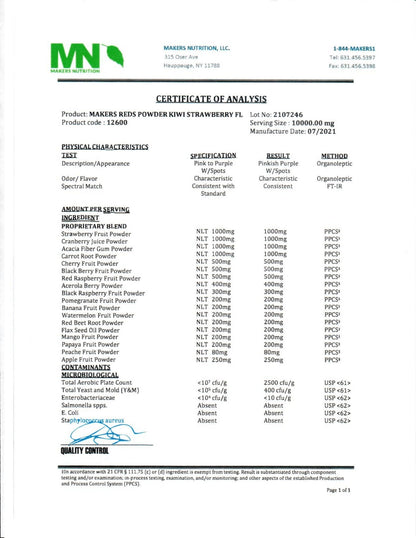 Red Superfood Kiwi Strawberry